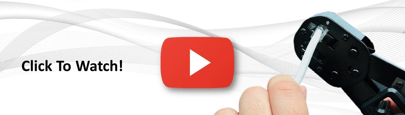 כיצד להרכיב את ה-UTP בקלותקונקטור RJ45?